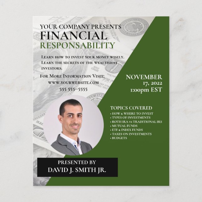 Investment Seminar Flyer (Front)