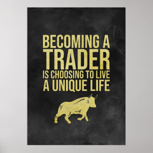 Investor Becoming A Trader Poster