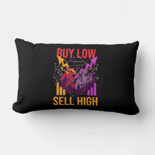 Investor Buy Low Sell High Lumbar Cushion