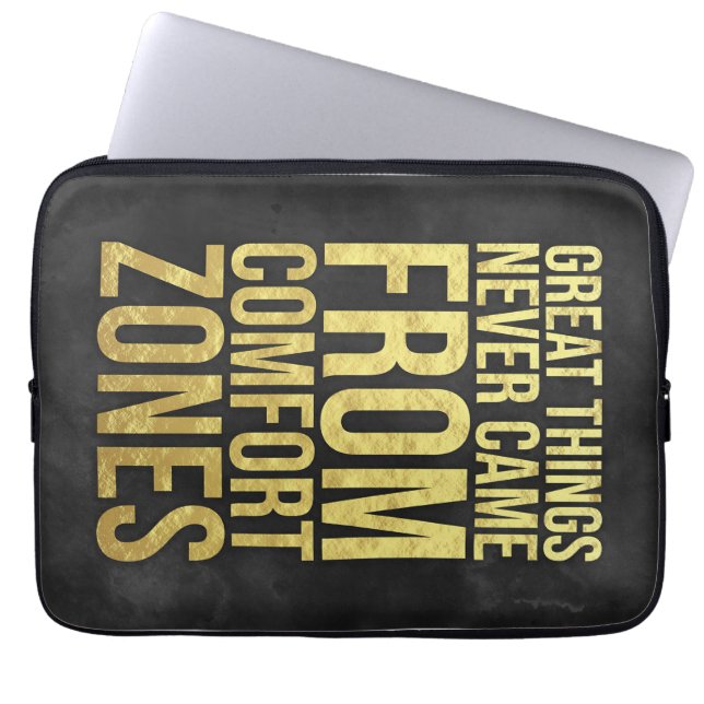 Investor Comfort Zones Laptop Sleeve (Front)