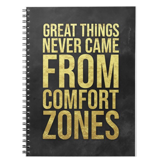 Investor Comfort Zones Notebook (Front)