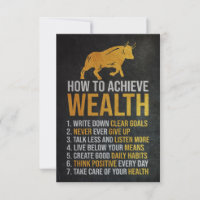 Investor How To Achieve Wealth