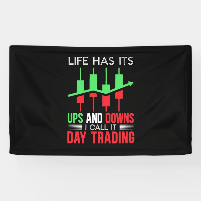Investor I Call It Day Trading Banner (Horizontal)