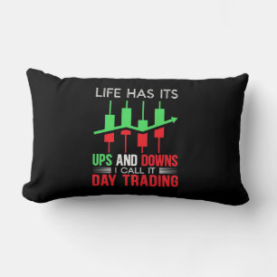 Investor I Call It Day Trading Lumbar Cushion