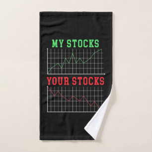 Investor My Stocks Your Stocks Hand Towel