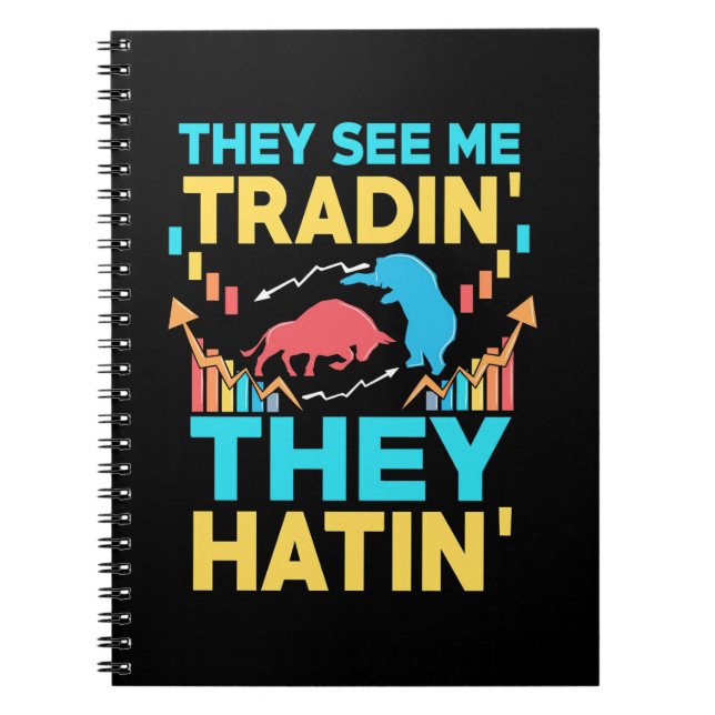 Investor They See Me Trading Notebook (Front)