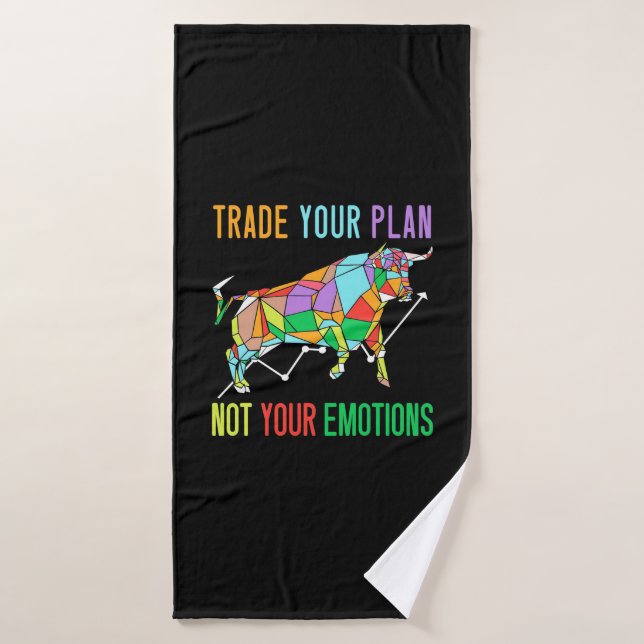 Investor Trade Your Plan Bath Towel (Bath Towel)