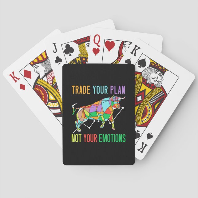 Investor Trade Your Plan Playing Cards (Back)
