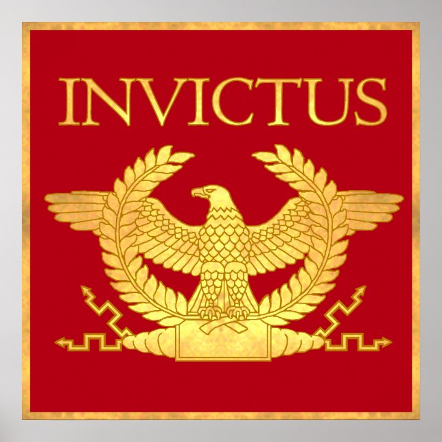 Invictus Engraved Gold poster (Front)
