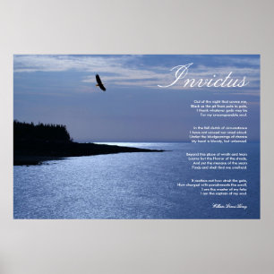 Invictus ~ Inspirational Poem Poster