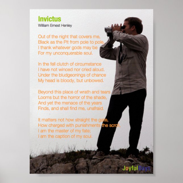 Invictus Poster (Front)
