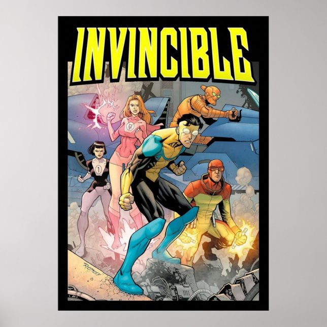 invincible cartoon poster (Front)