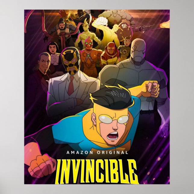 Invincible comics  original comic poster (Front)