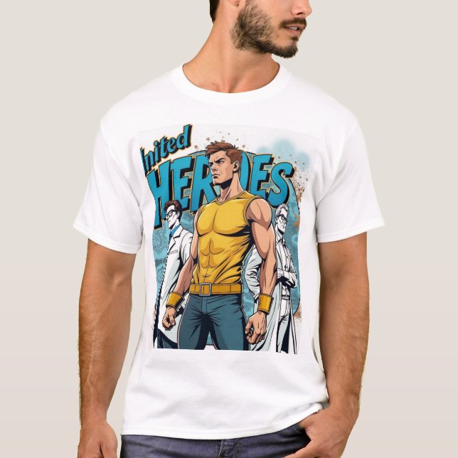 Invincible" Superhero Fan T-Shirt – Inspired by th (Front)