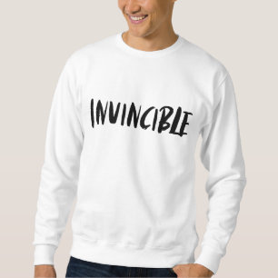 Invincible typograph sweatshirt