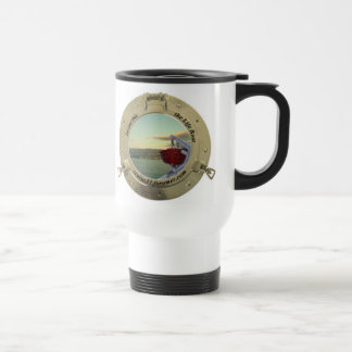 Invinvcible log travel mug