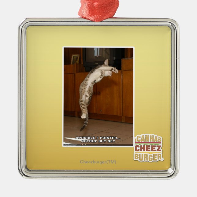 Invisible 3 Pointer Metal Tree Decoration (Front)