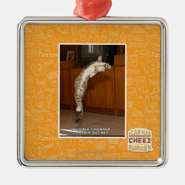 Invisible 3 Pointer Metal Tree Decoration (Front)
