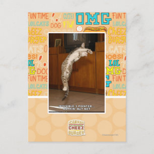 Invisible 3 Pointer Postcard