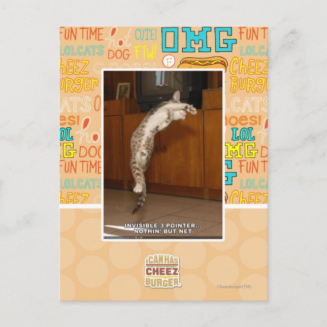 Invisible 3 Pointer Postcard (Front)