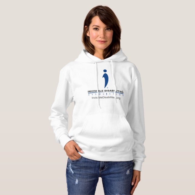 Invisible Disabilities Assoc - Hoodie Sweatshirt (Front Full)