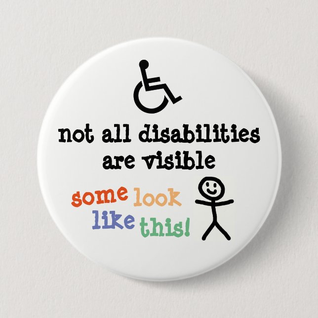 Invisible Disability Badge (Front)