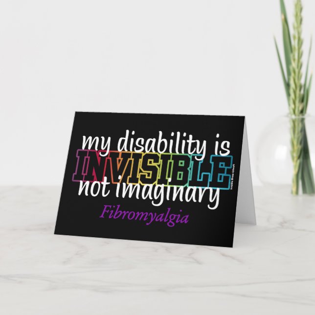 INVISIBLE...Fibro Card (Front)
