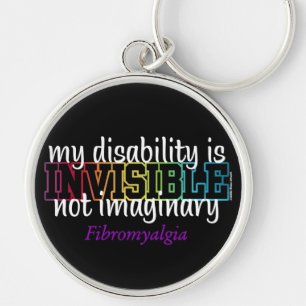 INVISIBLE...Fibro Key Ring