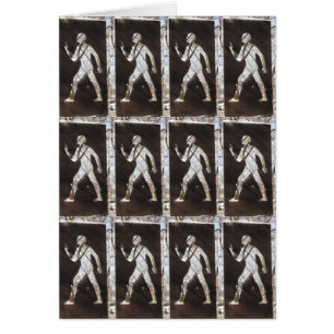 INVISIBLE MAN  NOTECARD