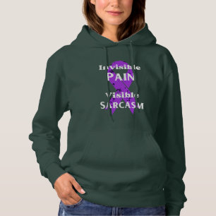 Invisible Pain Sarcastic Hoodie