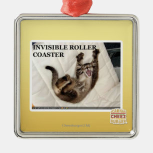 Invisible Roller Coaster Metal Tree Decoration