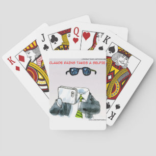 Invisible Selfie Funny Playing Cards
