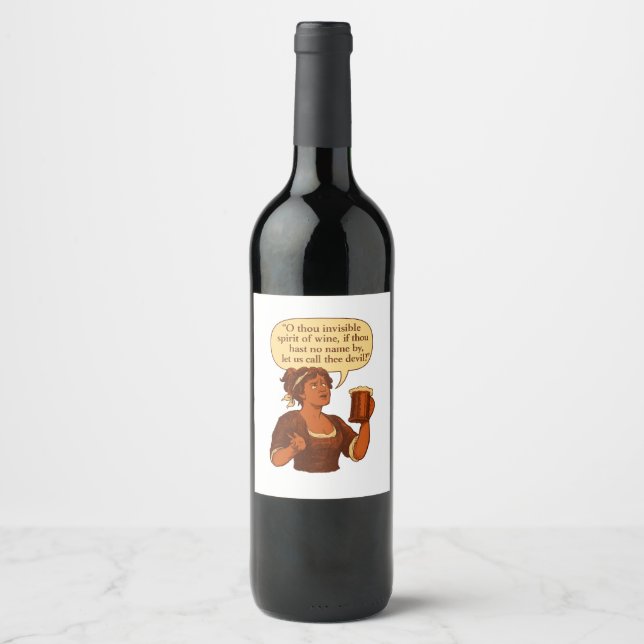 Invisible Spirit - Wine Label (Front)