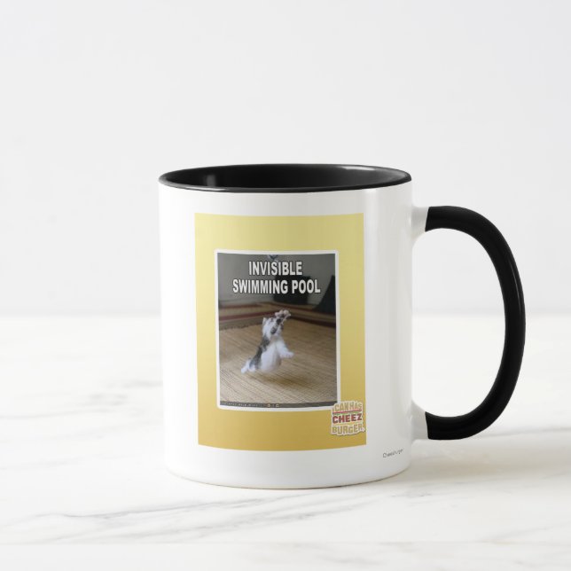 Invisible Swimming Pool Mug (Right)
