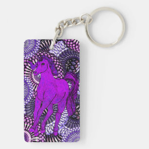 Invisible Unicorn Key Ring