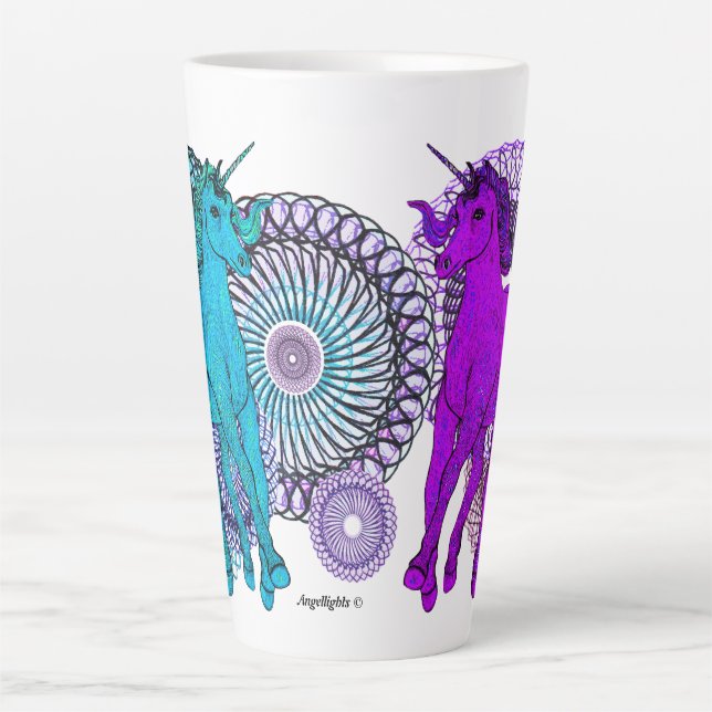Invisible Unicorn Latte Mug (Front)