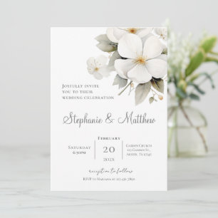 Invitación Boho Floral Wedding Invitation
