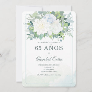 Invitación de 65 Años Mujer Invitation