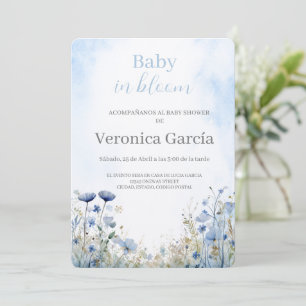 Invitacion de baby shower para niño invitation