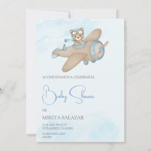 Invitación de baby shower para niño invitation
