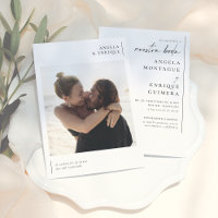 Invitación de Boda Elegante y Moderna