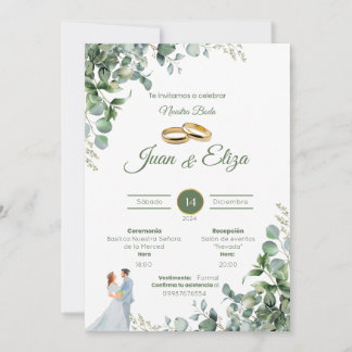 Invitación de Boda Nature Invitation