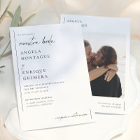 Invitación de Boda Simple y Moderna