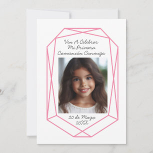 Invitación de Primera Comunión con Foto  Invitation