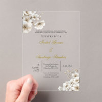 Invitación en Español para  boda