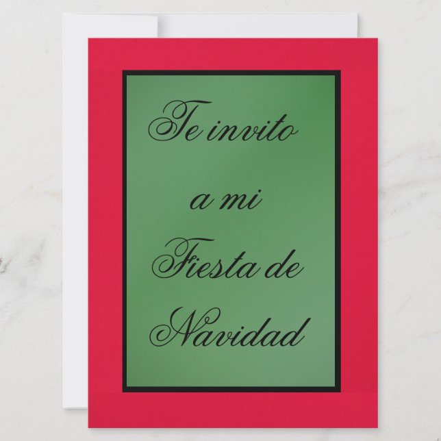Invitación - Fiesta de Navidad - Colours of México Invitation (Front)