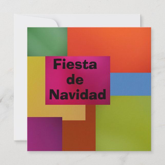 Invitación - Fiesta de Navidad Invitation (Front)