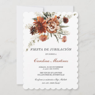 Invitación para Fiesta de Jubilación Personalizada Invitation