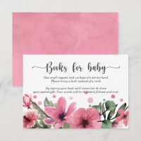 Invitación Pink and gold watercolor Girl baby show