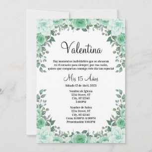 Invitación Quinceañera Invitation